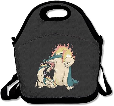Cyndaquil Evolution Pokemon Go Lunch Box Bag For Kids Adult Men Women Girl Boy,lunch Tote Lunch Holder With Adjustable Strap ,double Shoulder