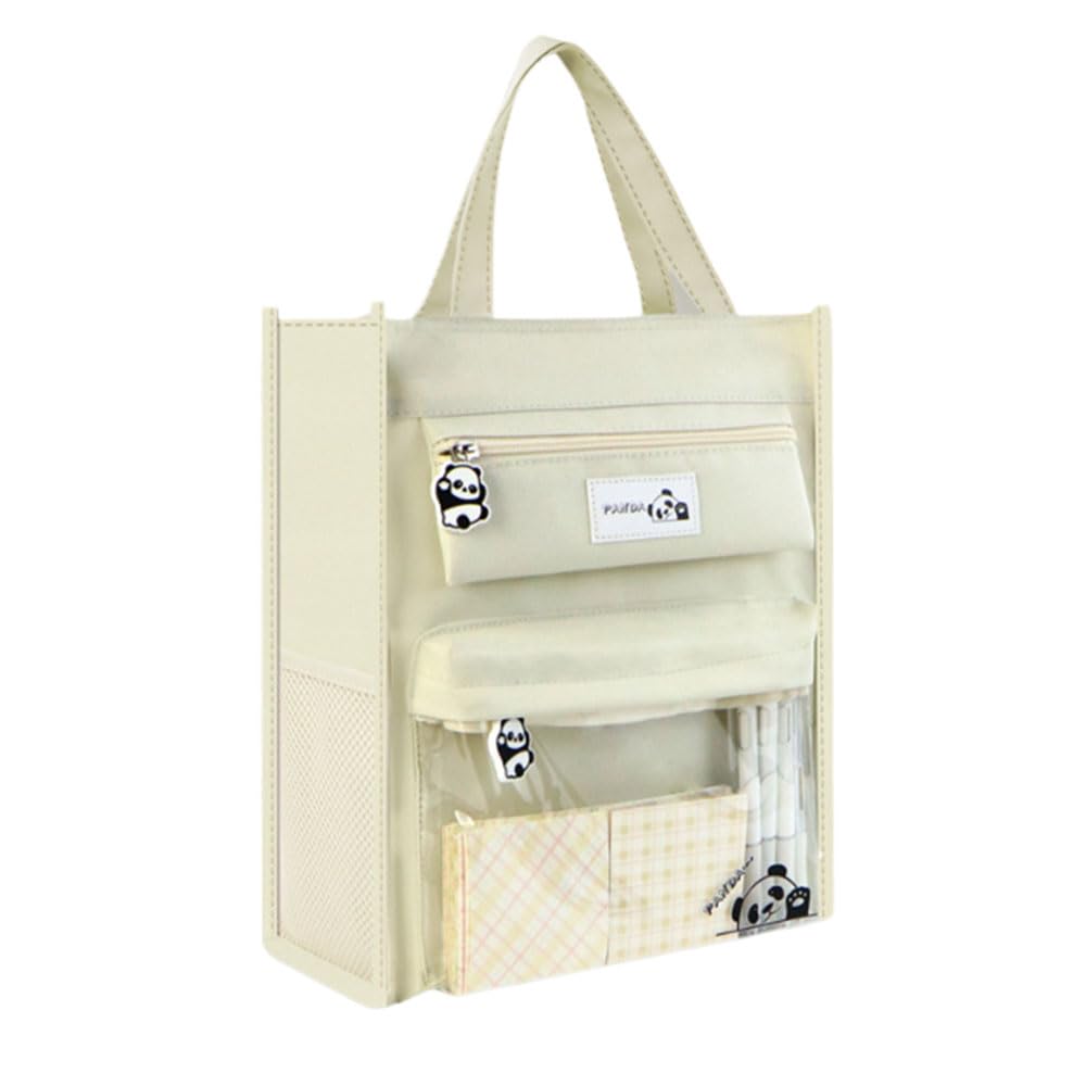 A4 Document Bag File Tote Bag Student Document Folder Student File Bags Portable Students Stationery Pouch Organiser Office Files Storage Bags Zip Pouch Students Office Supplies Travel Pouch