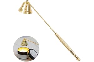 LZYMSZ Candle Snuffer, Upgrade Stainless Steel Candle Stopper, Durable Candle Extinguisher Snuffer with Long Handle for Candle Flame, Scented Candles, Aromatherapy Candles, Jar Candles