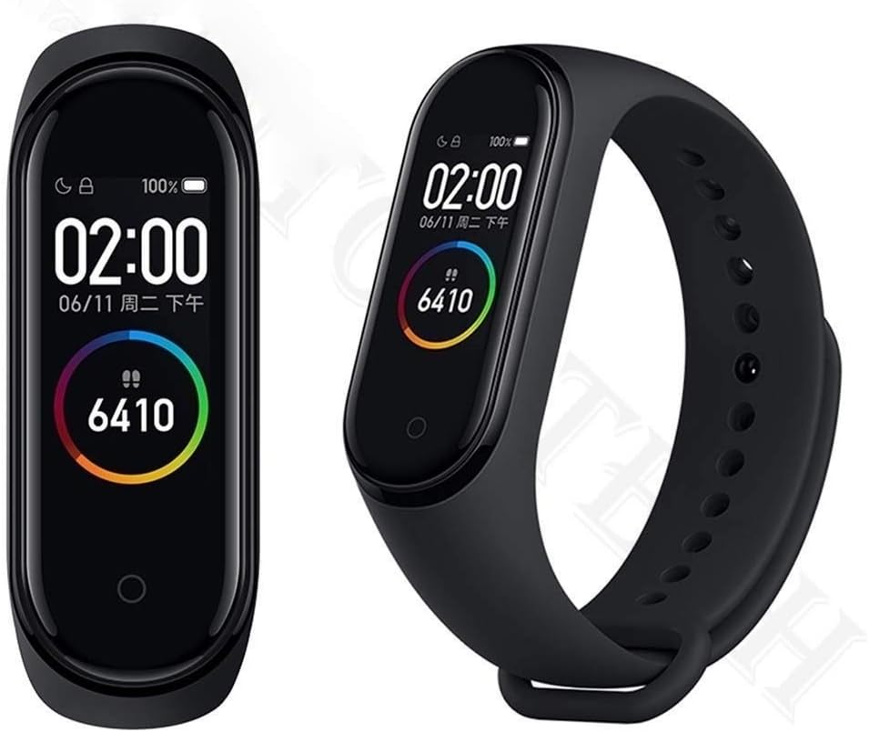 SClout M4 Smart Band Bluetooth Waterproof Heart Rate Monitor Smart Screen/Bracelet/Fitness Tracker (Black, Free Size)