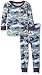 Burt's Bees Baby Unisex Baby Pajamas, Tee and Pant 2-Piece PJ Set, 100% Organic Cotton (12 Mo-7 Yrs), Blue Smoke Distressed Camo, 18 Months