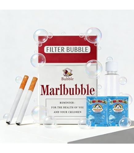 bubble blowing cigarette amazon Amazon.com: Bubble Blower Cigarette Pack – Realistic Fake Cigarette Set  with 2 Wands and Refillable Bottle Perfect Relaxation Gift for Men Women  Holiday Parties 3-5 Days : Toys & Games