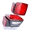 Amarine-made-Boat-Marine-Pair-LED-Square-Light-Kit-Trailer-Under-80-Tail-Stop-Brake