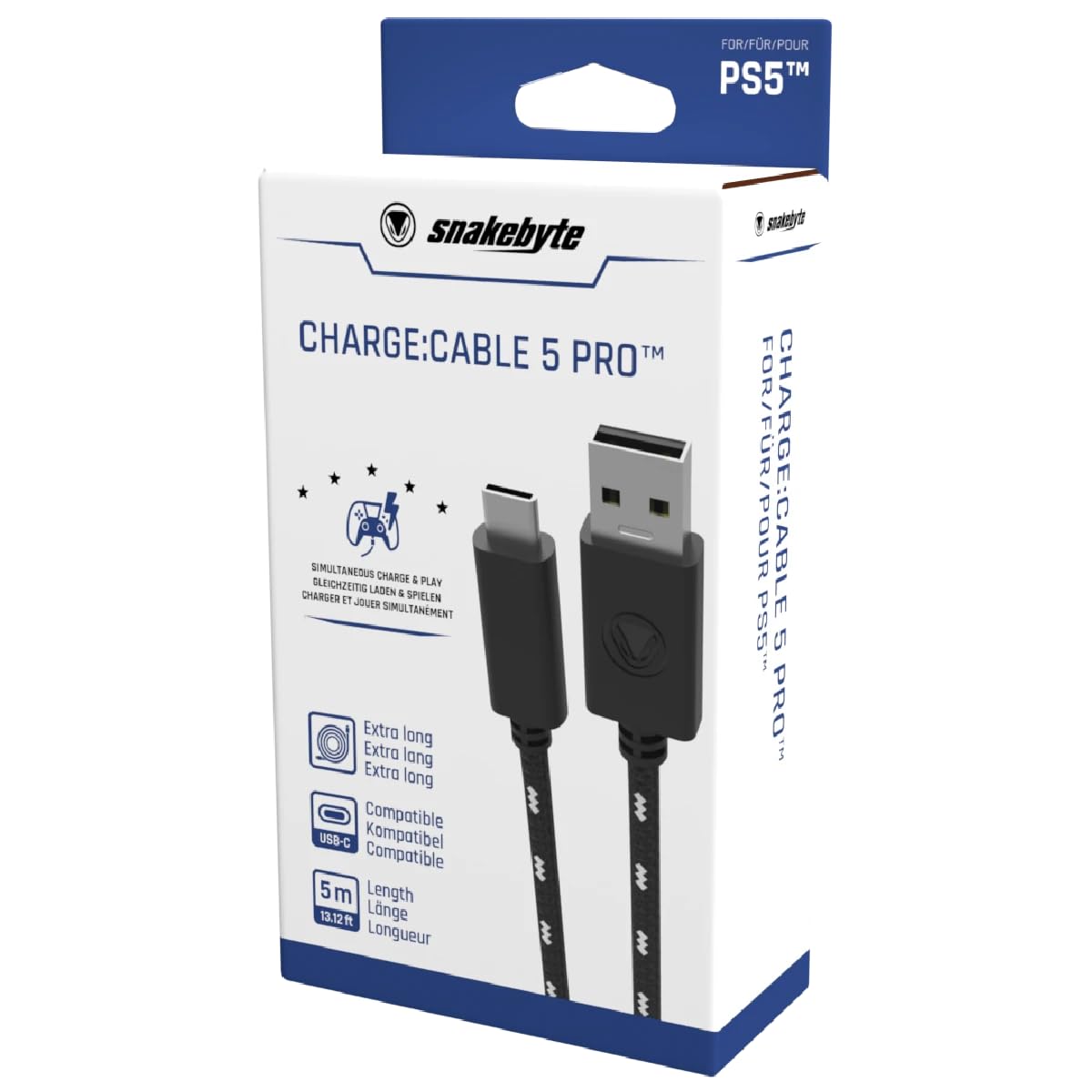 Snakebyte CHARGE:CABLE 5 PRO |...