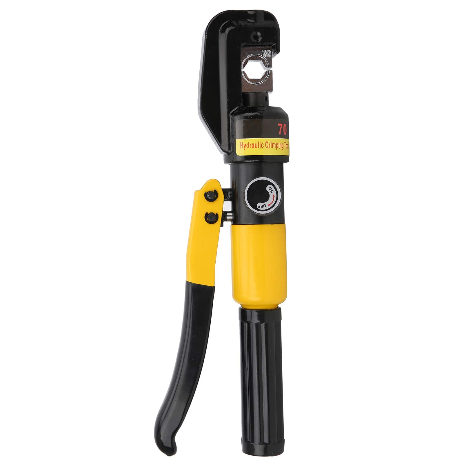 Hydraulic Pliers, YQK-70 Hydraulic Wire Crimper, 6 Tons Integral Pressure Crimping Tool, with 16pcs Molds and Carrying Case