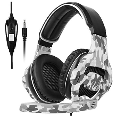 SADES SA810 Neu aktualisiert Xbox one Mikrofon PS4 Headset Over Ear Stereo Gaming Headset Bass Kopfhörer Gaming mit Noise Iso