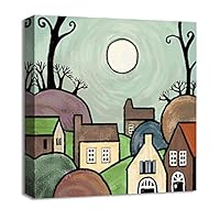 Canvas Wall Art Landscape Canvas Prints Home Artwork Decoration for Living Room, Bedroom - 12x12 inches