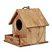 SunGrow DIY Paintable Wooden Bird & Hamster House