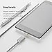 NetDot Gen7 Nylon Braided USB-C Magnetic Fast Charging Cable Compatible with Type-C Smartphone(3.3ft USB-C/3 Pack Gray)