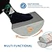 Foot Rest Under Desk, Foot Stool Premium Quality Soft Foam Office Ottoman, Cushion Non-Slip Surface and Ergonomic Comfortable Design, Machine Washable, Improves Leg Circulation and Back Pain