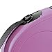 FLEXI New Classic Tape Retractable Dog Leash for Small Dogs Up to 33 lbs. – 16 ft., Pink Tangle-Free Pet Walking Leash with One-Handed Brake, Pause, Lock German Quality Product