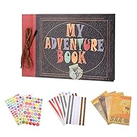 My Adventure Book Scrapbook Photo Album Pixar Up Handmade DIY Photo Album Family Wedding Anniversary Scrapbooking Album