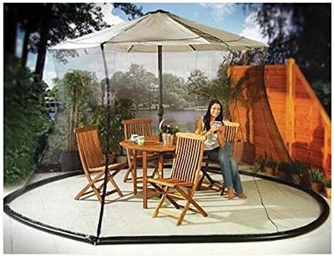 Amazon Com Umbrella Mosquito Net Canopy Patio Set Screen House Black Outdoor Canopies Garden Outdoor