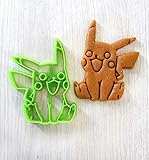 Сookie Сutters for Baking, Pikachu Сookie Cutters Shapes, Biscuit Cutter Molds, Dough Cutters, Made in Ukraine