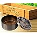 Longpro Cigar Ashtray with Lid Smokeless Windproof Steady Outdoor Stainless Steel for Men Decor Home Office(Bronze)