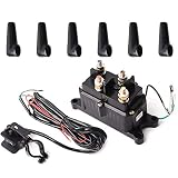 12V Solenoid Relay Contactor & Winch Rocker Thumb Switch Combo for ATV UTV