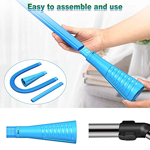 Sealegend Dryer Vent Cleaner Kit Vacuum Hose Attachment Brush Lint Remover Power Washer and Dryer Vent Vacuum Hose (V1-Blue)
