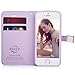iPhone 5s case,iPhone SE case,iPhone 5 case,by Ailun,Wallet case,PU leather case,credit card holder,Flip Cover Skin[Purple] with screen protect and styli pen