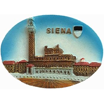 3D Siena Italy Fridge Magnet,Home & Kitchen Decoration Magnetic Sticker,Siena Italy Refrigerator Magnet Travel Souvenir Gift