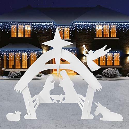 EasyGO Outdoor Nativity Christmas Decoration-Outside Yard, 4 Foot Tall - Thumbnail 2