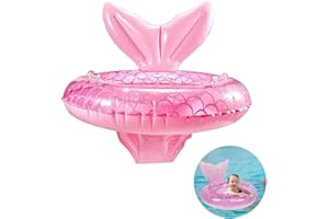 AIYUENCICI Baby Swimming Float, Inflatable Floatie Raft with Handle Safety Seat, Children Waist Float Ring Kids Water Bathtub Beach Party Toys, Toddler Swim Ring 8-48 Months