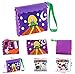 Sewing Kit for Kids Beginners 3 Pack Girls Sewing Project Pattern Bag Handbag by MeMo Toys (Set2)