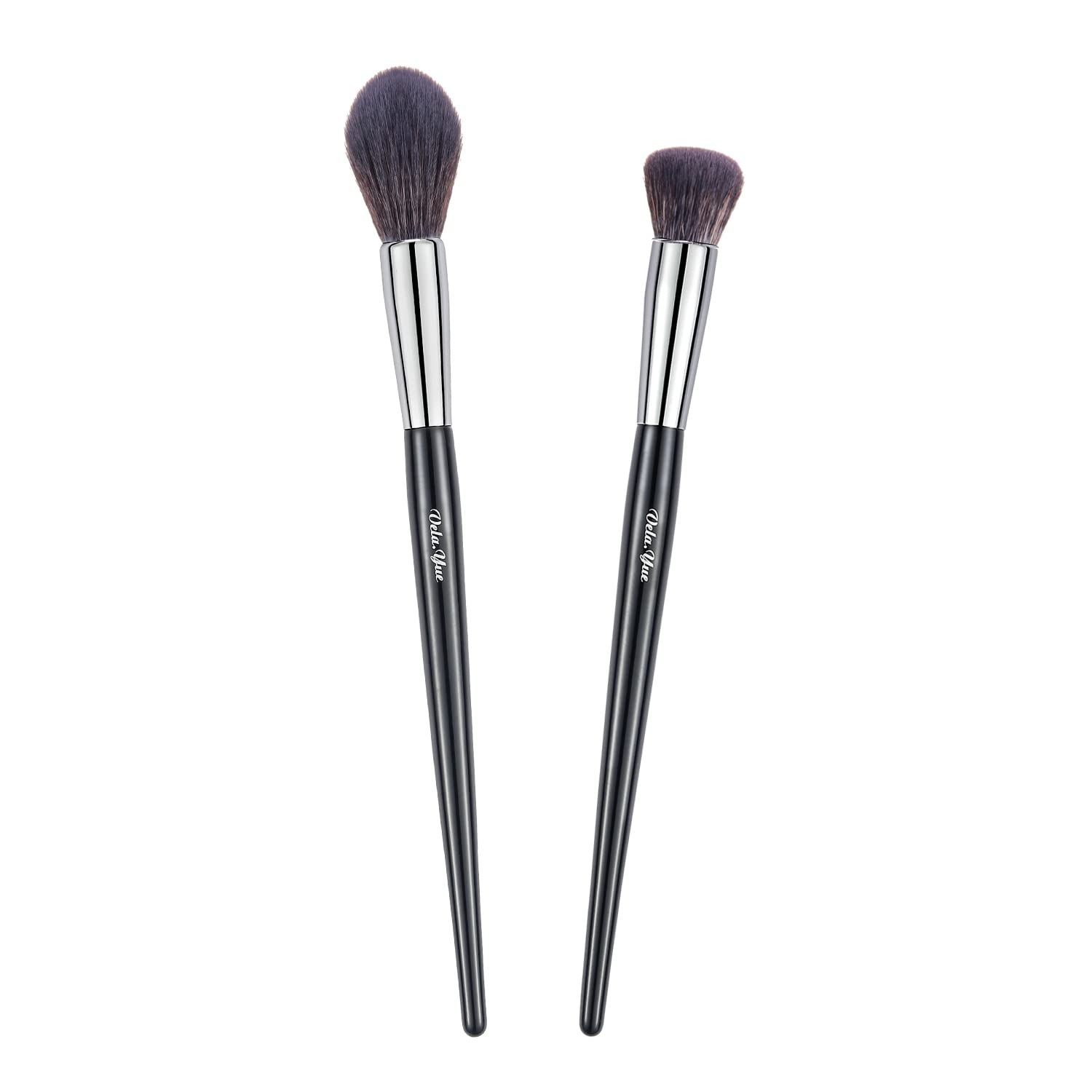 Vela.Yue Concealer Makeup Brushes Set 2pcs Precision Face Shape Highlighter Blender Makeup Brush