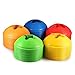 50 Counts Kevenz Thicker Soft Soccer Discs Cones Sets (Yellow Red Green Blue Orange Field Cone Markers)