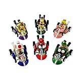 BIGOCT Mario Kart Cars Pull Backs Figure Set