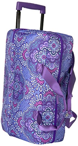 vera bradley lighten up wheeled carry on