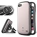 iFace Duo Case and Magnetic Car Mount set for iPhone 7-2in1 Rugged Military Grade Protective Case with Car Holder/Kickstand [Rose Gold]