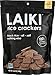 Laiki Rice Crackers - 3.53 oz - Pack of 8 - Two Flavor Variety Pack - 4 Red Laiki Rice Crackers - 4 Black Laiki Rice Crackers
