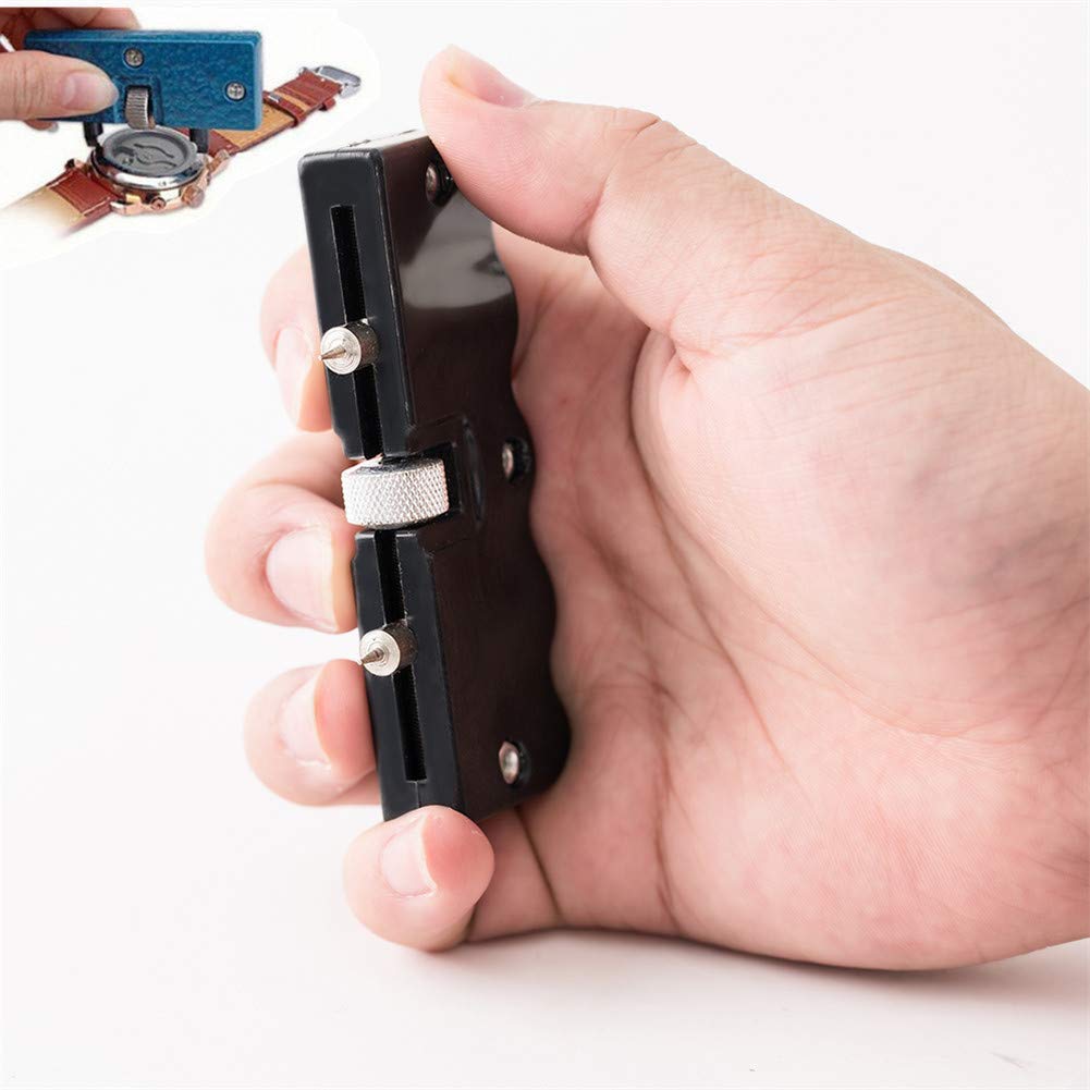 Filfeel Watch Repair Tool, Back Case Opener Portable Rectangle Repair Tool Repair Tool (Black)