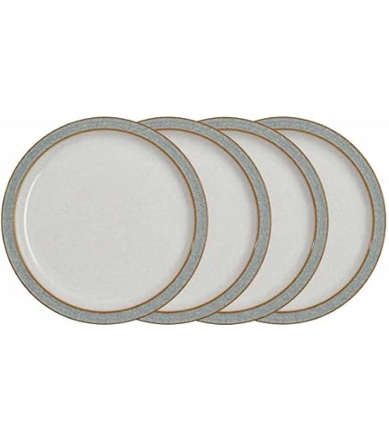 【P0004】デンビーケーキ皿セット / Denby Sideplate Set Amazon.com: Denby Impression Cream Set of 4 Medium Plate : Home