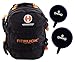 Hyperwear Fit Ruck Convertible Sandbag Training Ruck Sack/Sand Bell Package, Black/Orange, 2400 cu. in./20 lb