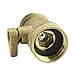 SOMMERLAND Heavy Duty Brass Garden Hose Shut Off Valve (Brass Shut-Off 1PC)