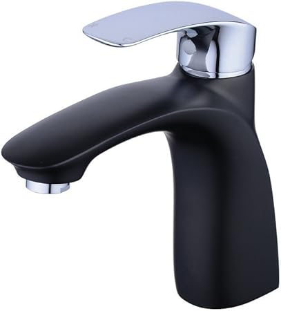 Modern Single Handle One Hole Waterfall Bathroom Sink Faucet Solid
