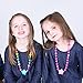Sensory Oral Motor Aide Chewelry Necklace - Chewy Jewelry for Sensory-Focused Kids with Autism or Special Needs - Calms Kids and Reduces Biting/Chewing/Fidgeting – Starlight (Purple/Aqua/Pink)