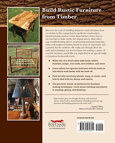 How To Build Log Furniture - Making Outdoor Log Furniture Is Quick And ...