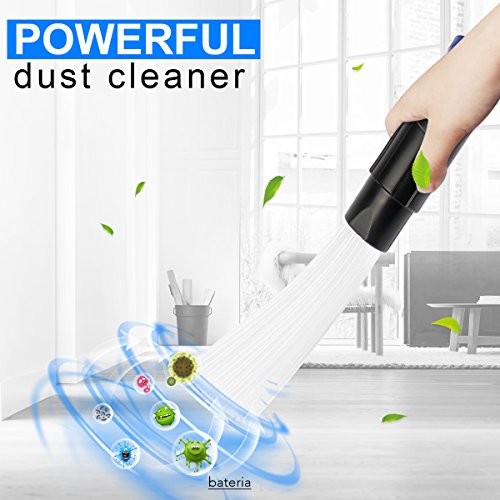 AMOSTING Universal Vacuum Attachment Dust Remover Cleaning Tools, Vacuum Dust Pro Cleaner Vacuum Tubes Attachment Dust Brush for Air Vents, Car, Keyboard, Corner, Pets, Drawers, Plants