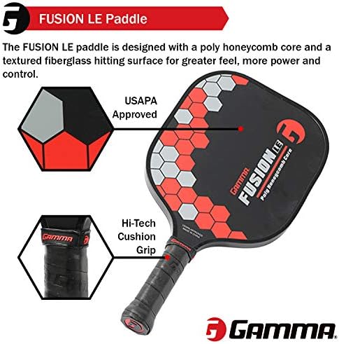 gamma fusion 2.0 plus pickleball paddle