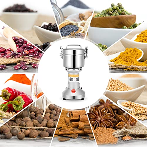Kotsy Cereal Mill 500 g, Stone Mill 2500 W Portable Grinder 220 V 3 Blades Rice Quick Grinding, Sesame, Whole Grain Cereals