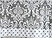 7 Pieces Set Grey Floral Baby Crib Nursery Bedding Set with Bumper