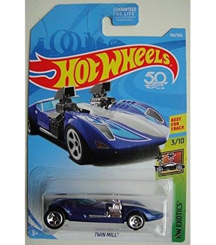 Amazon.com: Hot Wheels Exotics 3/10, RED Twin Mill 74/365