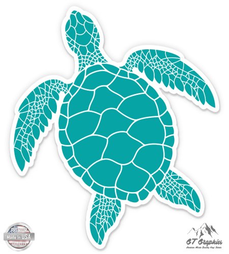 Sea Turtle Teal Cute - 3