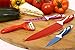 Golden Chef Collection 8 Piece Stainless Steel Non Stick Blades Kitchen Knife Set with Ceramic Peeler Gift Box