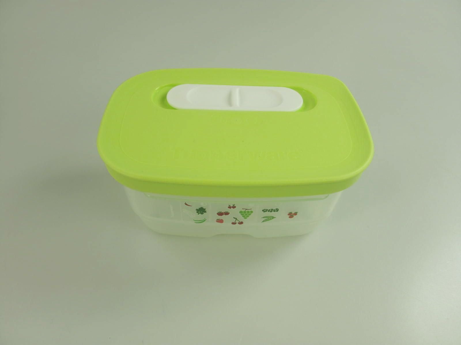 Tupperware PrimaKlima AirOasis 10428 Fridge Container, 375 ml AirKing, Lime