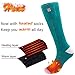Heated Socks, Electric Heated Socks for Men Women, 3 Levels Rechargeable Battery Heating Socks, Winter Warm Thermal Socks, Washable Unisex Foot Warmers for Hunting Camping Skiing Hiking Outdoors