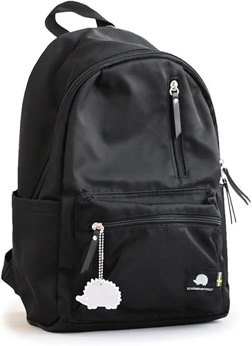Amazon スカンジナビアン フォレスト Scandinavian Forest デイパック リュックサック カバン 鞄 Bag ワンポイント 高さ39 横幅24 マチ12 5cm Black シューズ バッグ