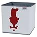 Trend Lab Dr. Seuss Cat in The Hat Storage Bin, Gray/Red